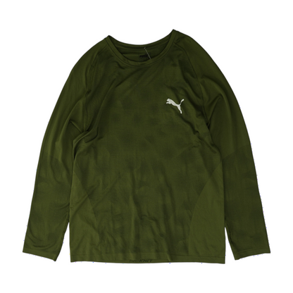 Green Solid Active T-Shirt