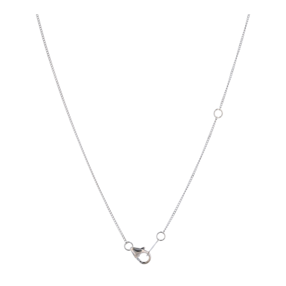 1/5 ctw 10K White Gold Moissanite Pendant Necklace