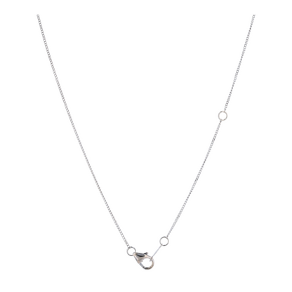 1/5 ctw 10K White Gold Moissanite Pendant Necklace