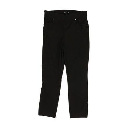 Black Solid Dress Pants
