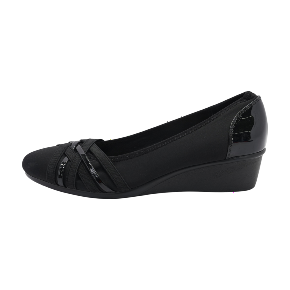 Black Slip-On Flats