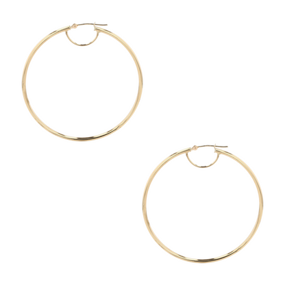 10K Yellow Gold Hoop Earrings