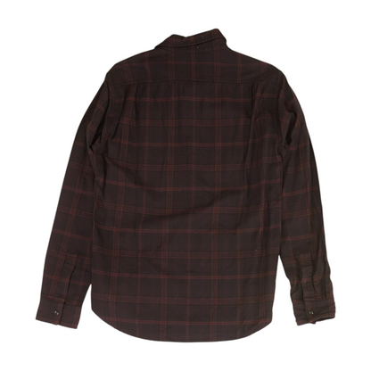Purple Plaid Flannel Button Down