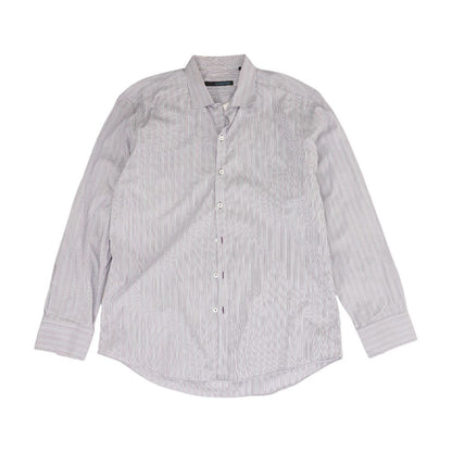 Multi Striped Long Sleeve Button Down
