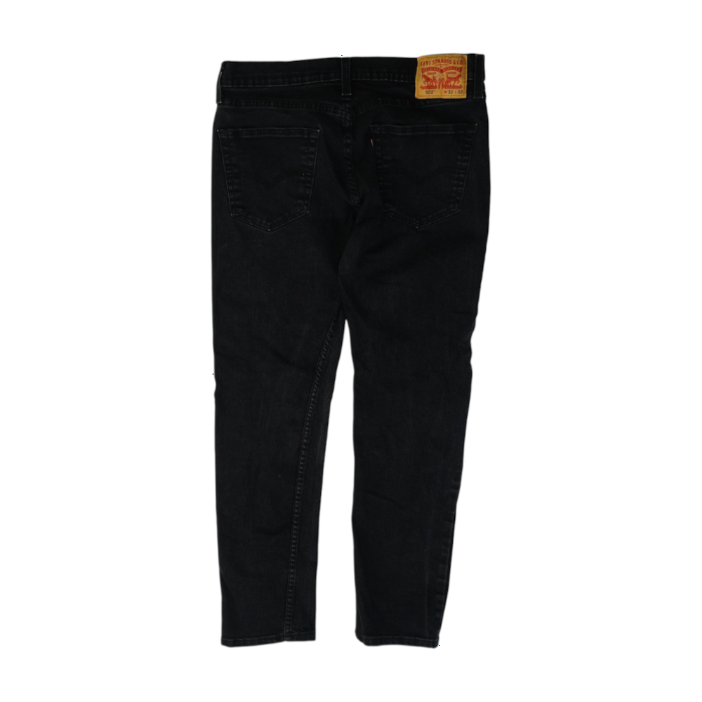 502 Black Tapered Jeans