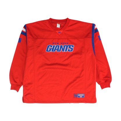 Red New York Giants Solid Sweatshirt Pullover