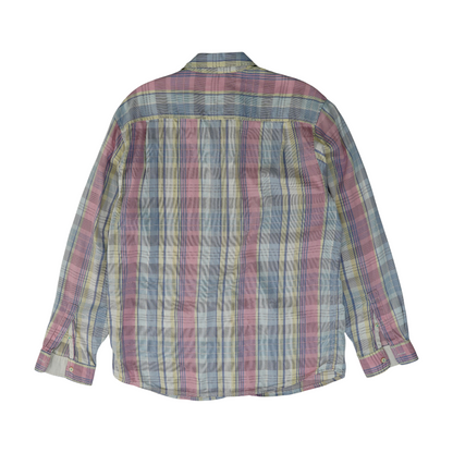 Multi Plaid Long Sleeve Button Down