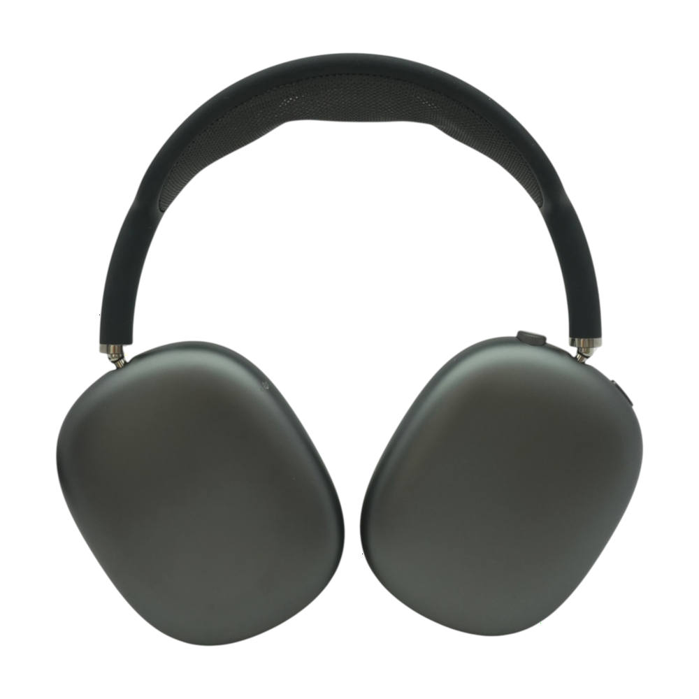 Apple Space Gray AirPods Max (Lightning) Noise Cancelling Headphones With White Earpads – Image 1