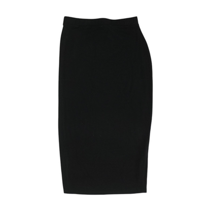 Black Maternity Midi Skirt