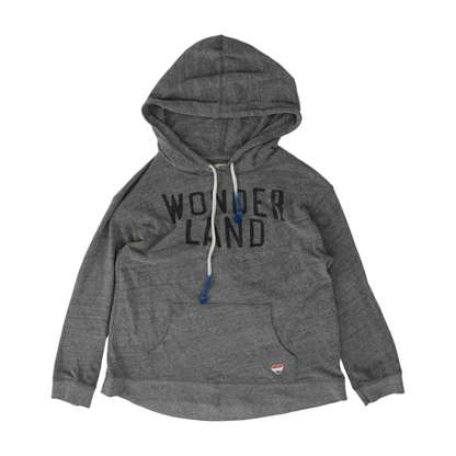 Gray Solid Hoodie Pullover