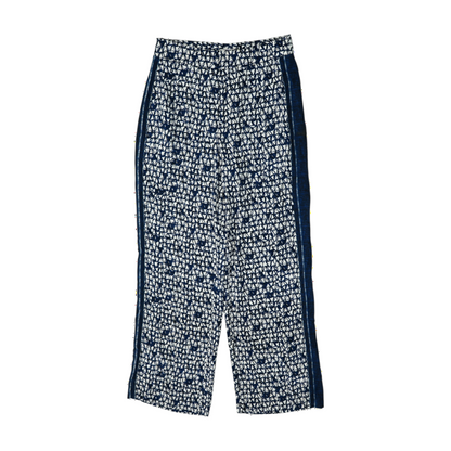 Navy Print Pants