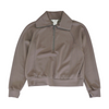 Gray Solid 1/4 Zip Pullover