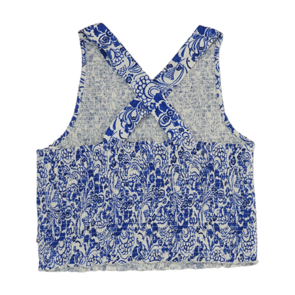 White Print Blouse