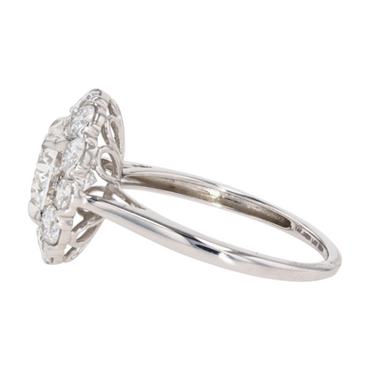 3 1/3 ctw 14K White Gold Lab Grown Diamond Fashion Ring