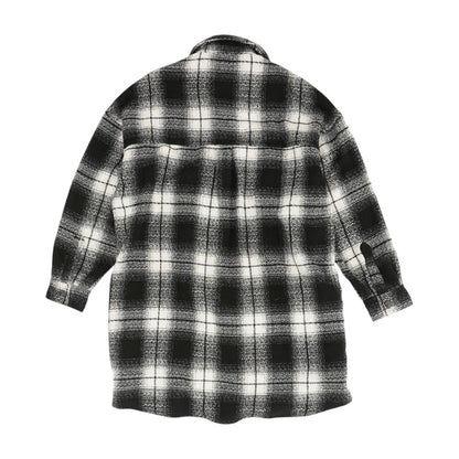 Black Plaid Button Down