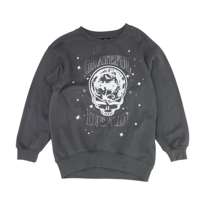 Gray Graphic Sweatshirt Pullover