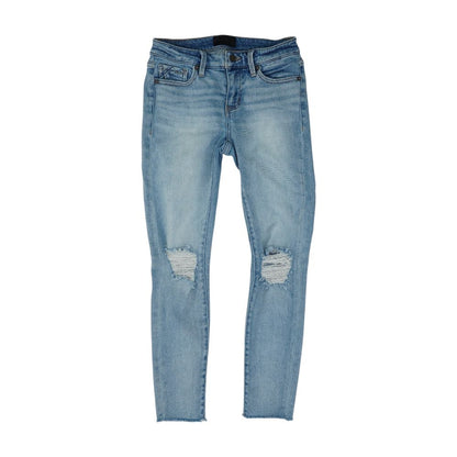 Blue High Rise Skinny Leg Jeans