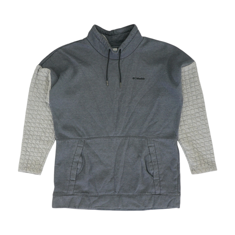 Gray Solid Sweatshirt Pullover