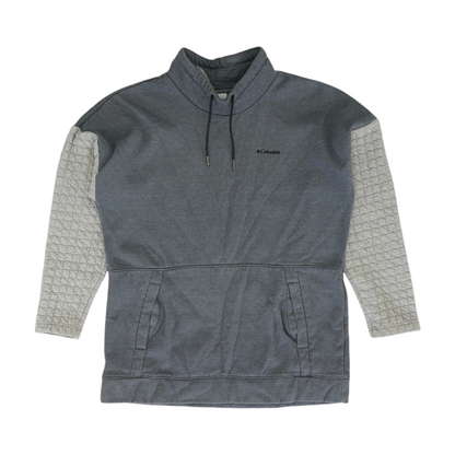 Gray Solid Sweatshirt Pullover