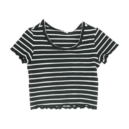 Black Striped Blouse