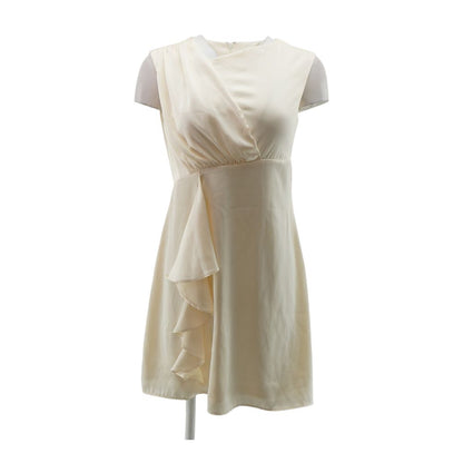 Ivory Solid Maxi Dress