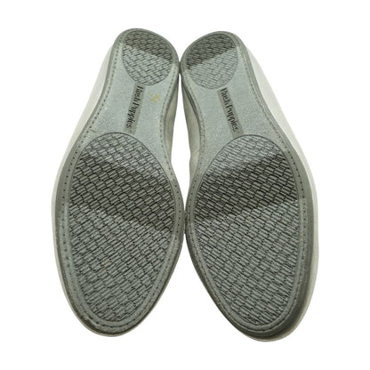 Silver Ballet Flats