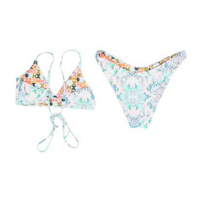 Multi Abstract Two-Piece