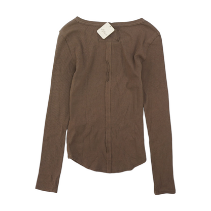 Brown Henley