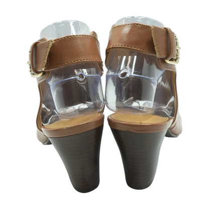 Brown Block Heels