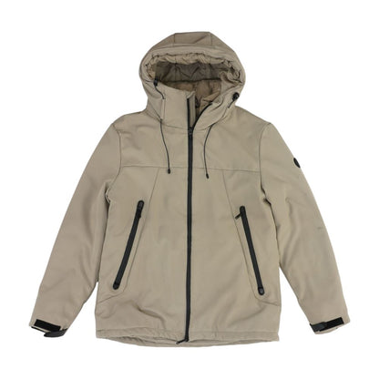 Beige Puffer Coat