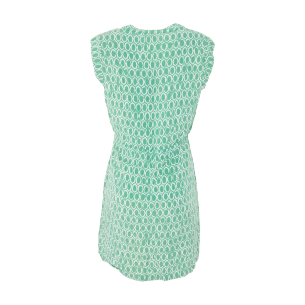Green Polka Dot Mini Dress