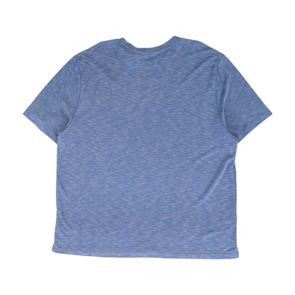 Blue Abstract Active T-Shirt