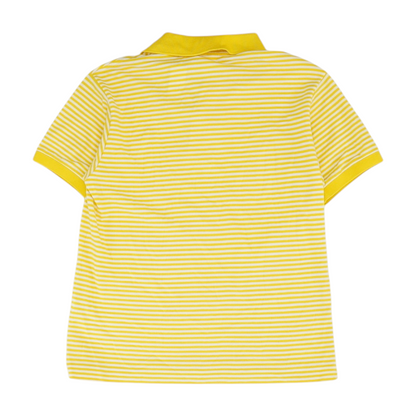 Yellow Striped Short Sleeve Polo