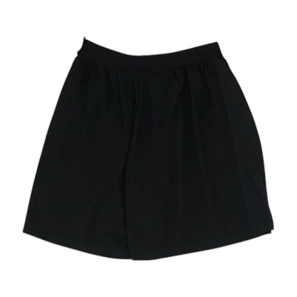 Black Solid Shorts