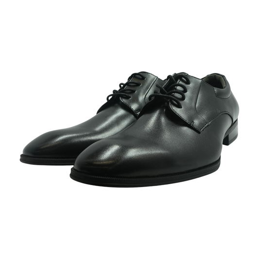 Black Lace-Up Dress Shoes