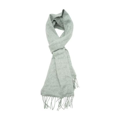 Gray 100% Cashmere Scarf