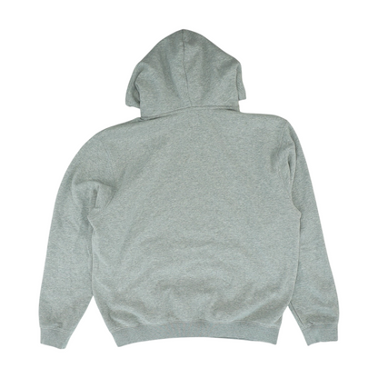 Gray Solid Hoodie Pullover