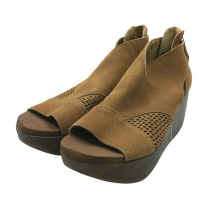 Brown Wedged Sandals