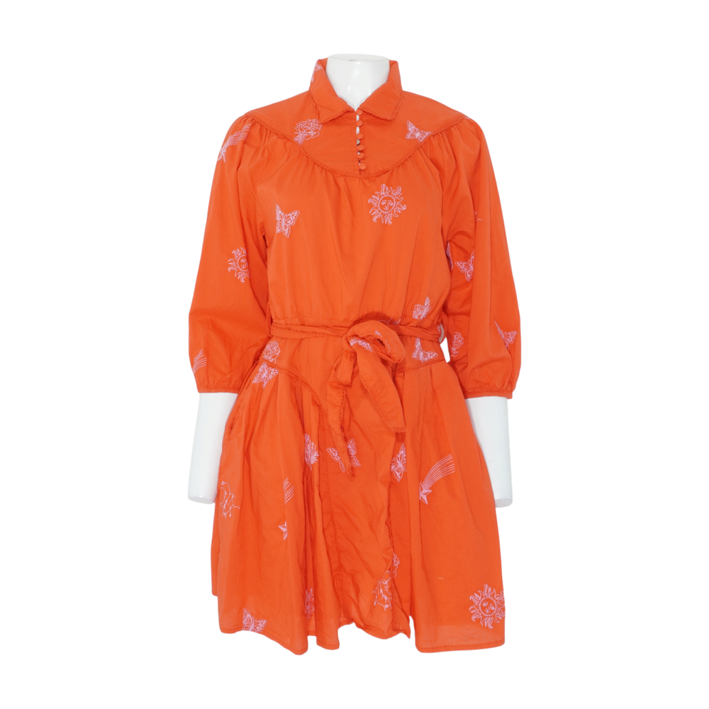 Orange Mini Dress