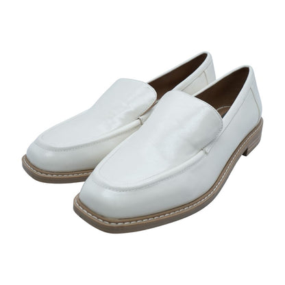 Ivory Loafer Flats