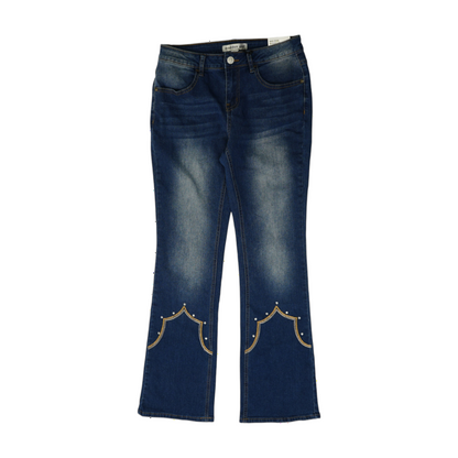 Blue Bootcut Jeans