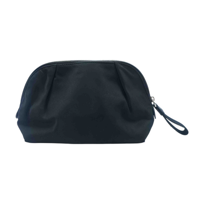 Black Solid Makeup Bag