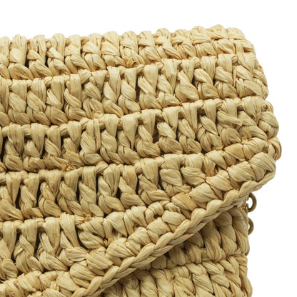 Cassandre Chain Pouch in Raffia