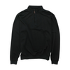 Black Solid 1/4 Zip Pullover