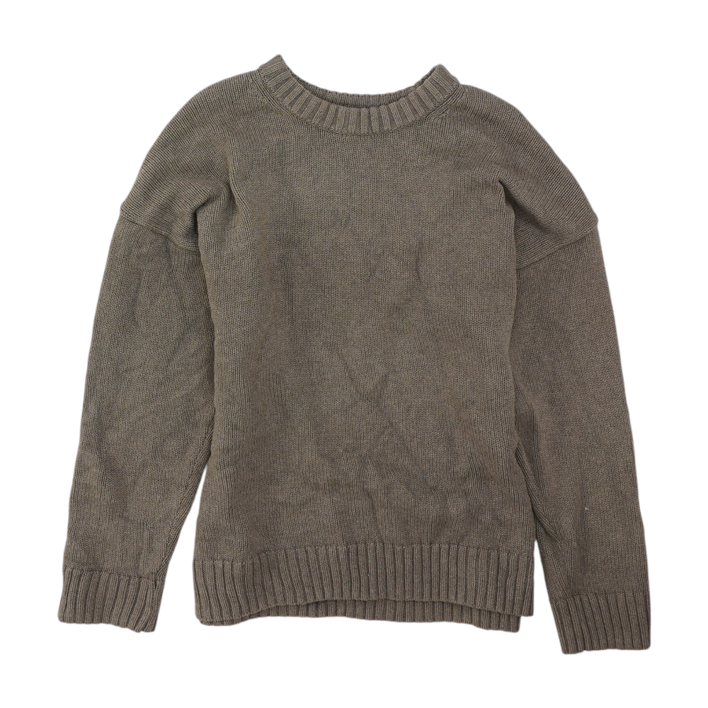 Gray Tall Solid Pullover Sweater