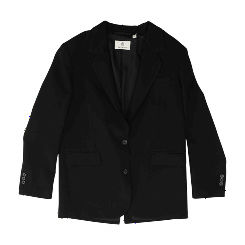 Black Solid Blazer