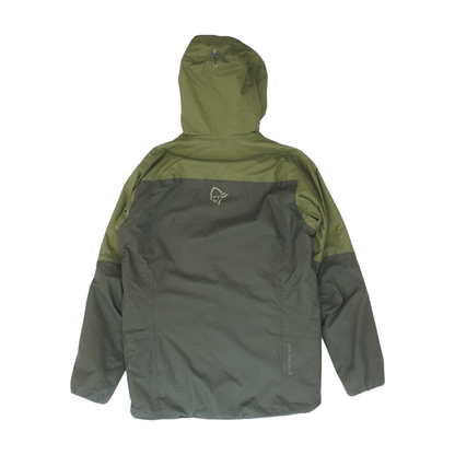 Green Solid Rain Jacket