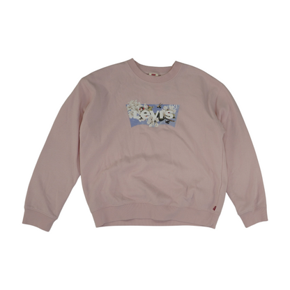 Pink Solid Sweatshirt Pullover