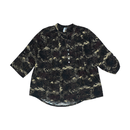 Multi Plus Floral Blouse