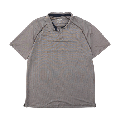 Purple Abstract Short Sleeve Polo